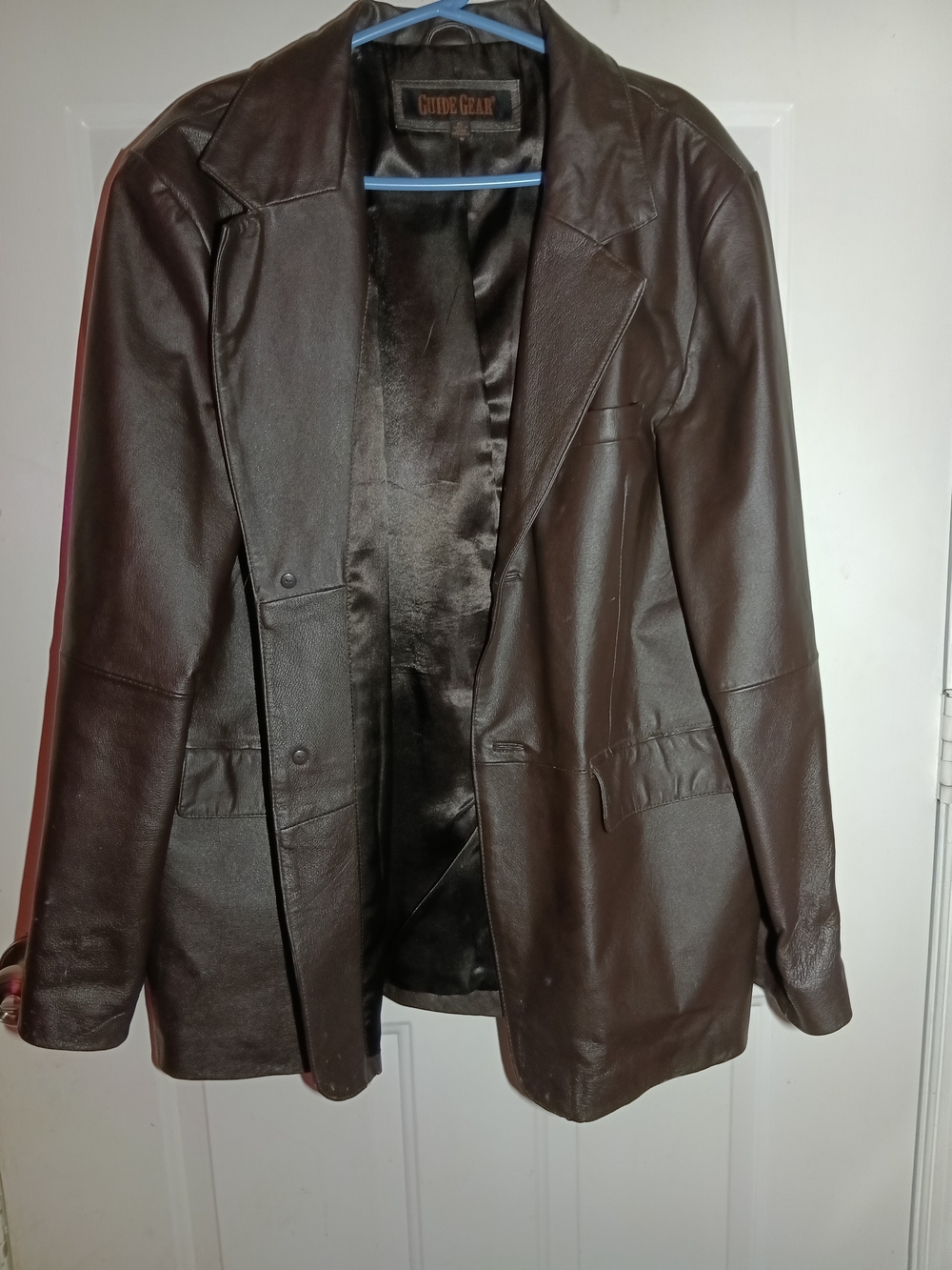 Women’s Brown Faux Leather Jacket